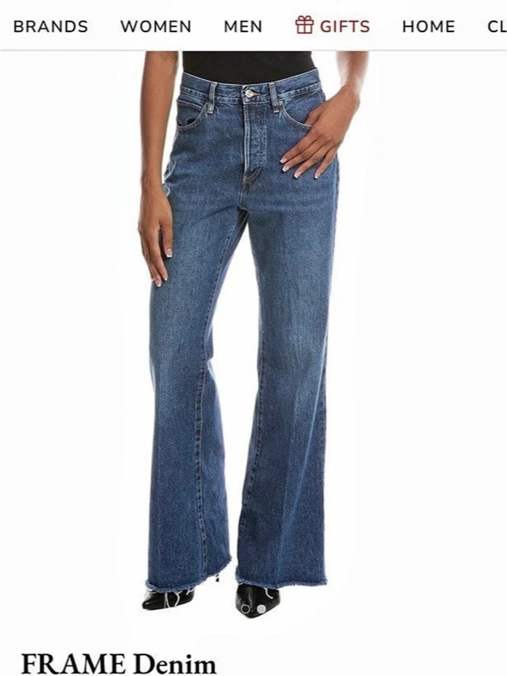 FRAME The Lax Flare Jean